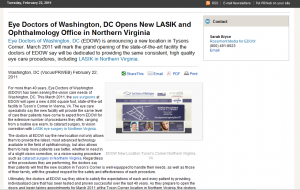 LASIK eye surgery Northern Virginia Washington DC