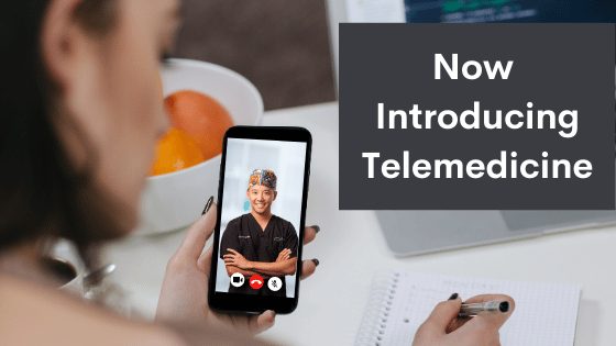 woman holding phone on video call